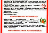 правила пожарной безопасности