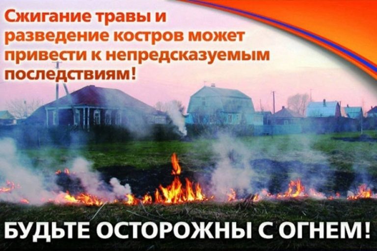 Будьте осторожны с огнем