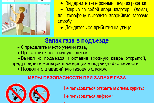 запах газа