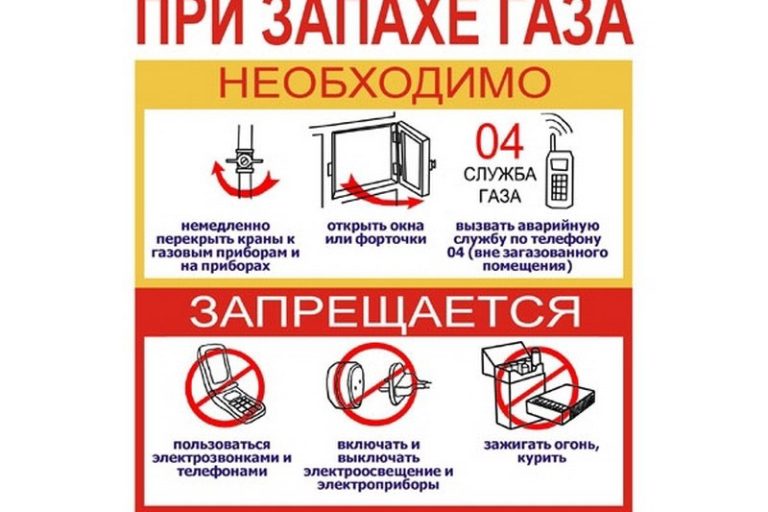 запах газа