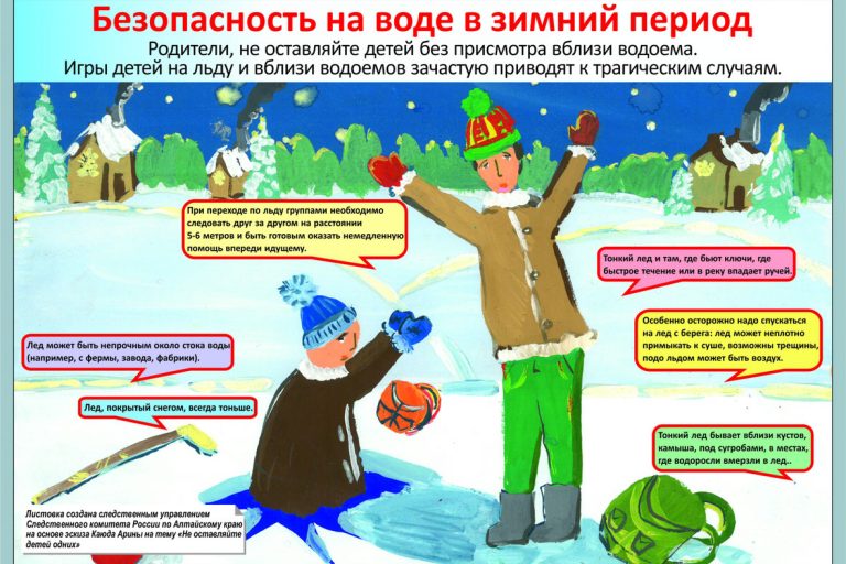 безопасность на воде в зимний период