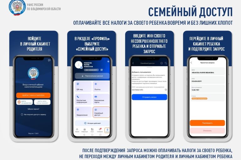 ЛК ФЛ семейный доступ